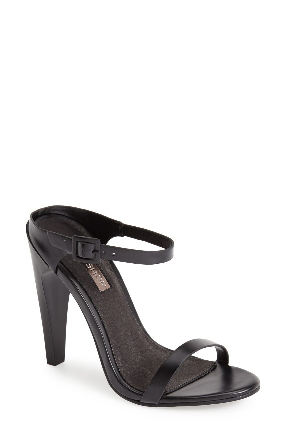 Topshop 'Rapture' Sandal, Main, color, 
