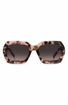 BOSS 54mm Rectangular Sunglasses