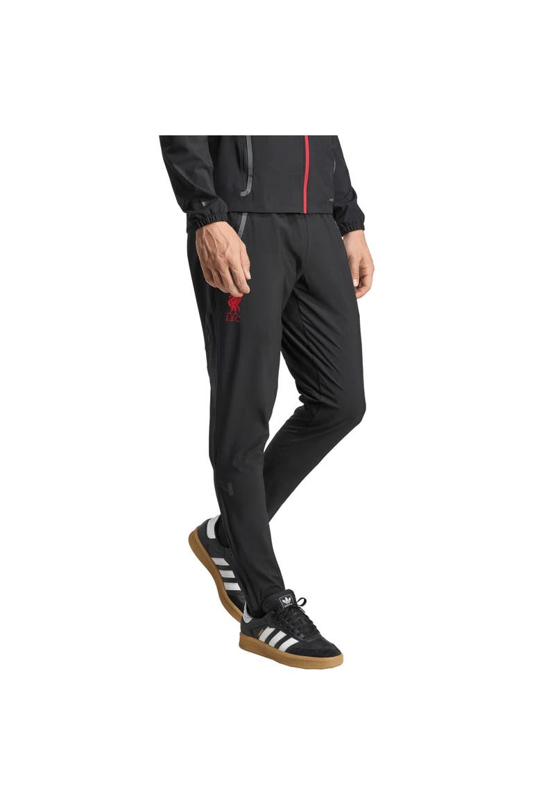 Men's adidas Black Liverpool 2025/26 Tiro Vis Tech Travel Pants, Alternate, color, Black
