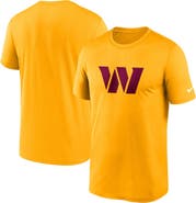 Nike Men's Nike Gold Washington Commanders Essential Legend T-Shirt