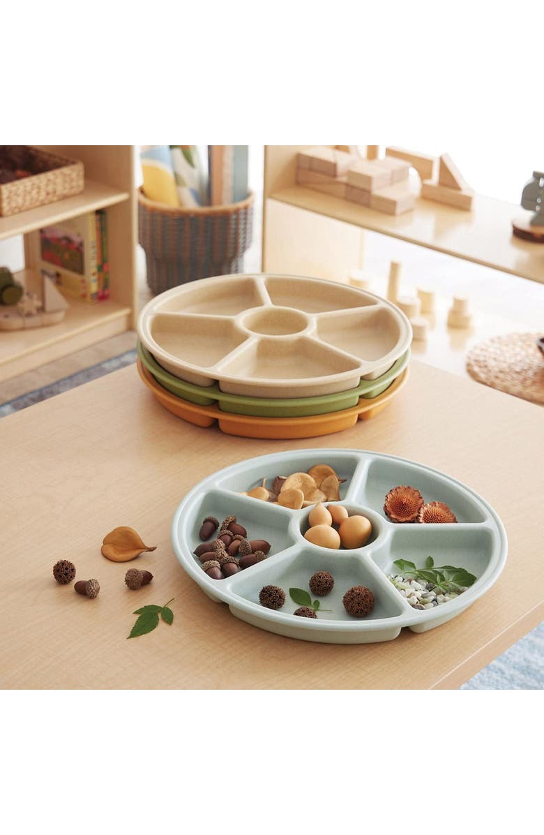 Kaplan Early Learning Company Loose Parts Sorting Trays - Set of 4 - Earth-toned, Alternate, color, Earth-Toned