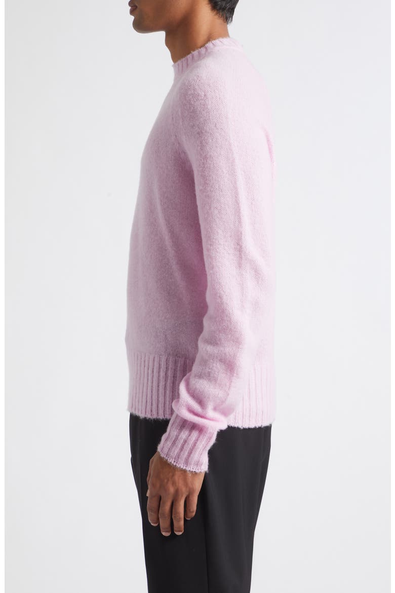 Brushed Cashmere Seamless Crewneck Sweater, Alternate, color, PAH LIGHT ROSE