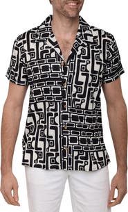 RANEES Extra Trim Fit Camp Shirt