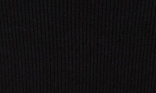 Leith Compact Sweater Tee In Black