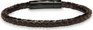 HMY JEWELRY Braided Leather Bracelet