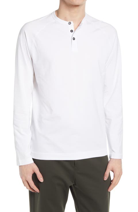 Go-To Long Sleeve Performance Henley T-Shirt