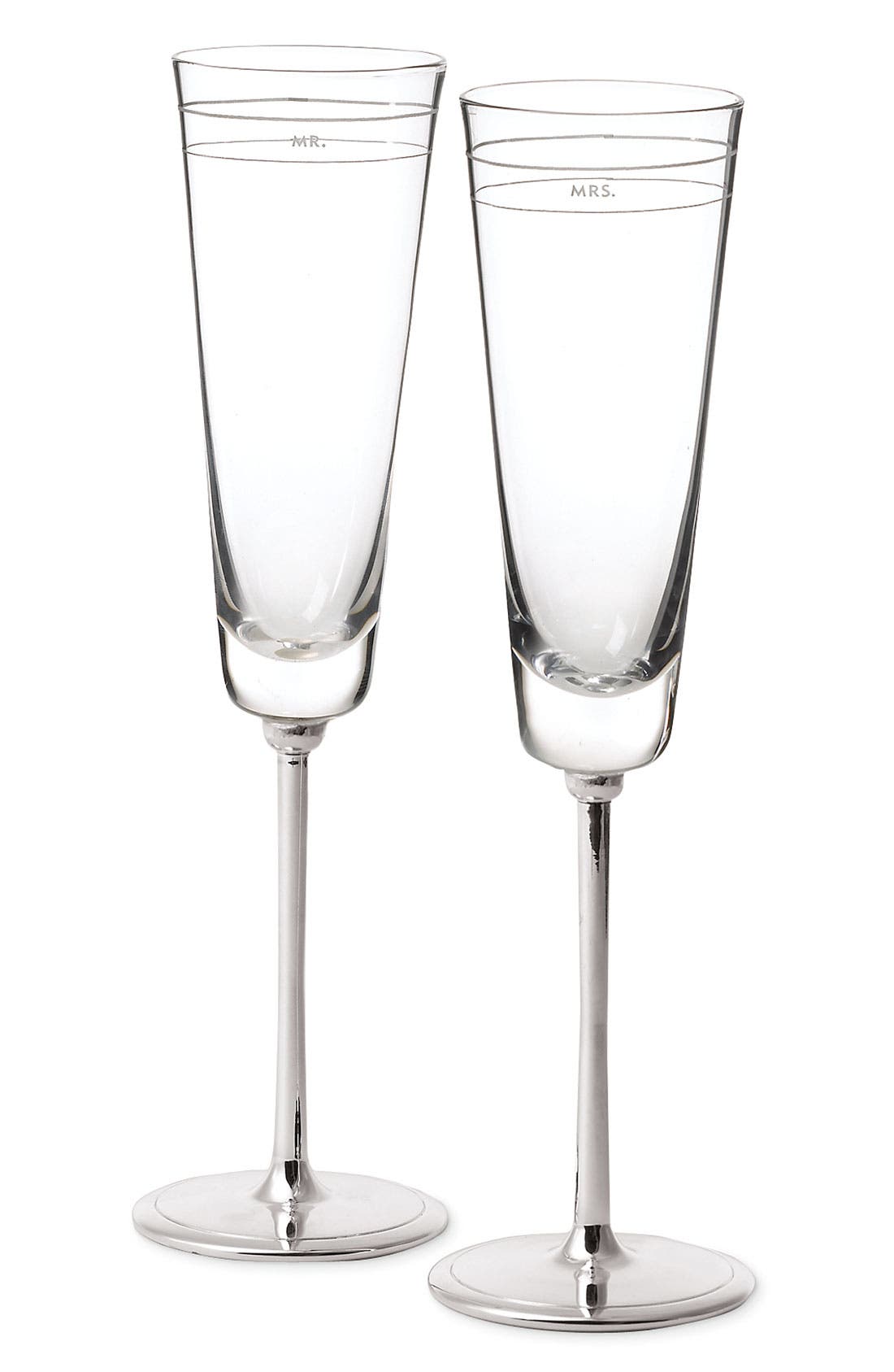 Kate Spade New York darling point set of 2 champagne flutes | Nordstromrack