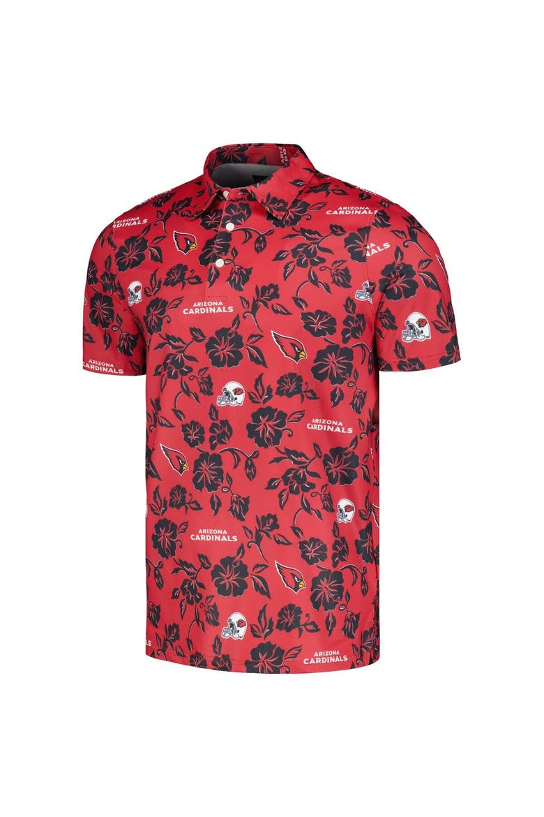 Men's Reyn Spooner Cardinal Arizona Cardinals Pua Performance Polo, Alternate, color, Cardinal