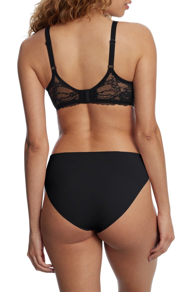 Minx Underwire T-Shirt Bra, Alternate, color, BLACK