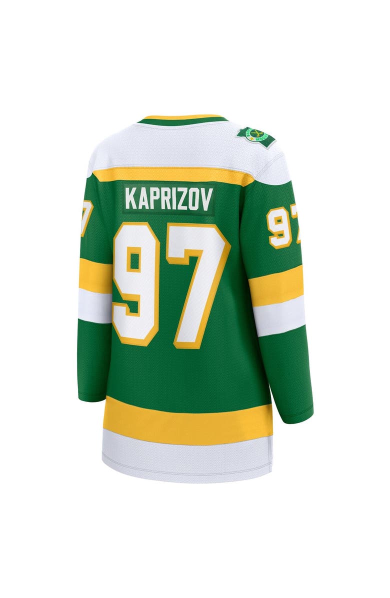 FANATICS Women's Fanatics Kirill Kaprizov Green Minnesota Wild Alternate Premier Breakaway Player Jersey, Alternate, color, Green