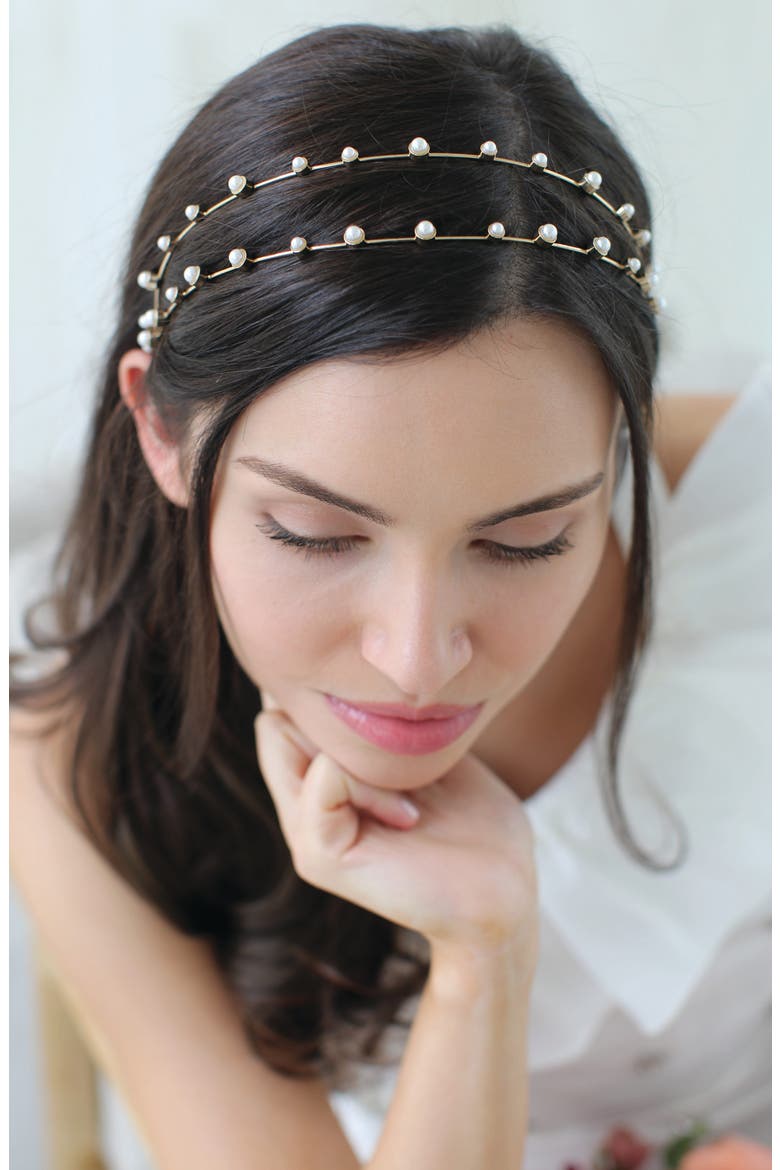 Florence Headband, Alternate, color, GOLD