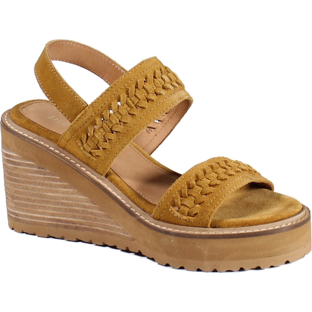 Diba True Cab Ernet Platform Wedge Sandal In Brown