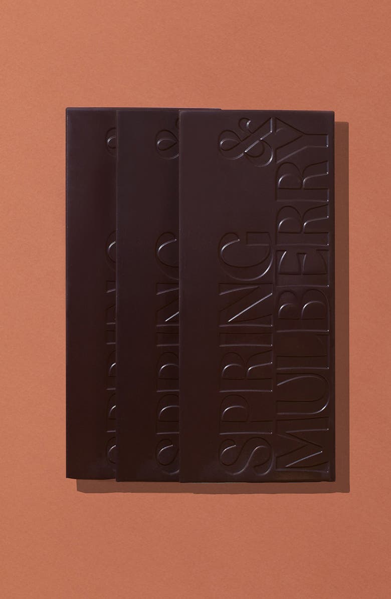 Spring & Mulberry Quintessentials Collection Date Sweetened Dark Chocolate Bars 3-Piece Gift Box, Alternate, color, Purple