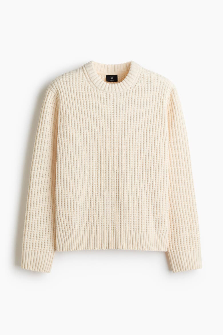 Regular-fit Sweater, Alternate, color, Cream