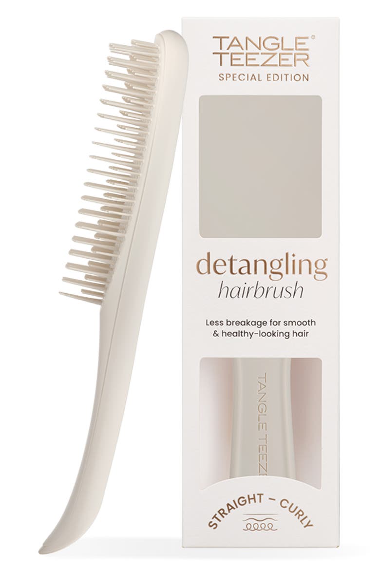 The Ultimate Detangler Matte Hairbrush, Main, color, PUMICE GRAY