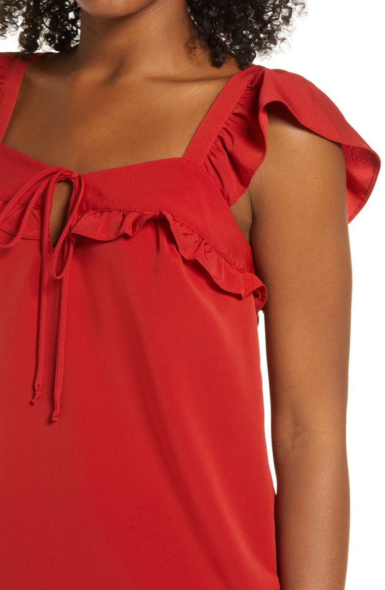 GIBSONLOOK Ruffle Top, Alternate, color,