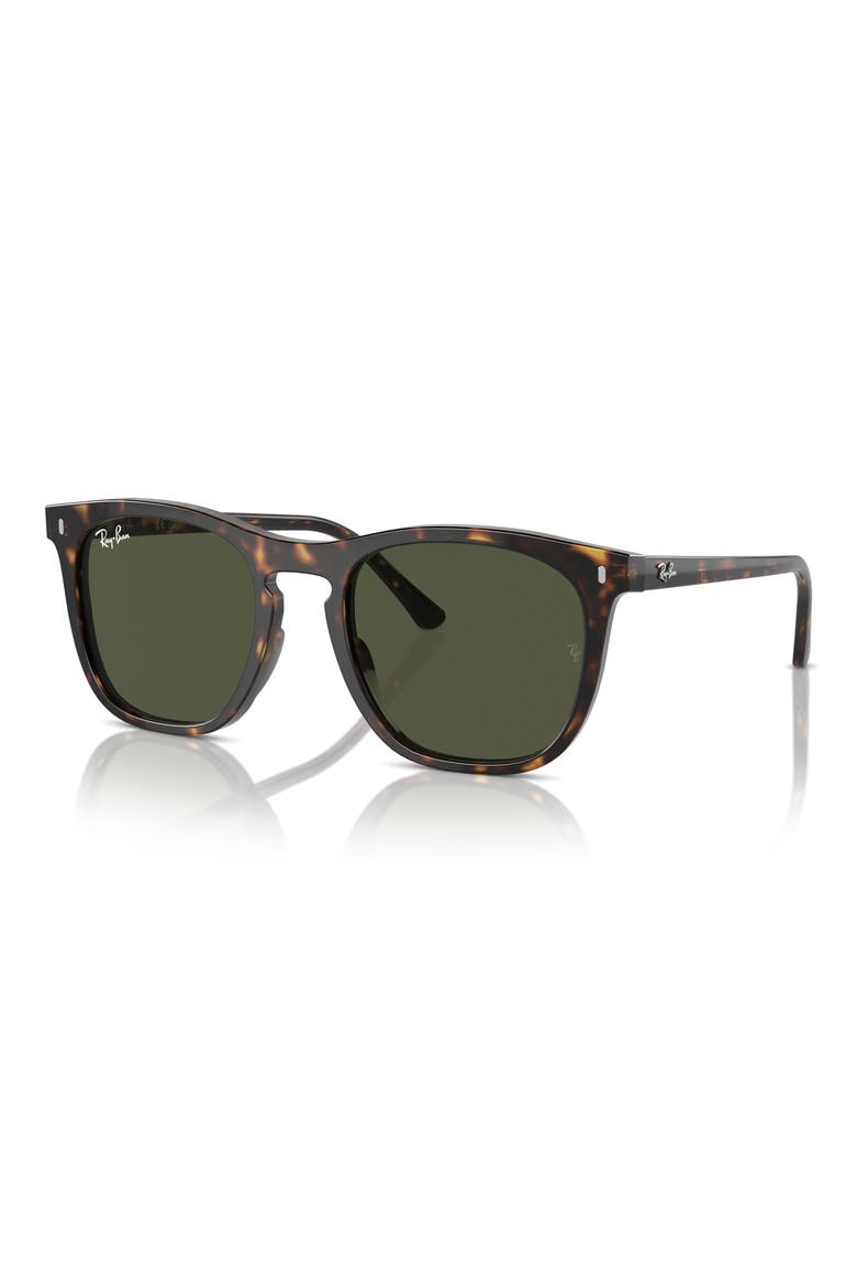 53mm Square Sunglasses, Alternate, color, HAVANA