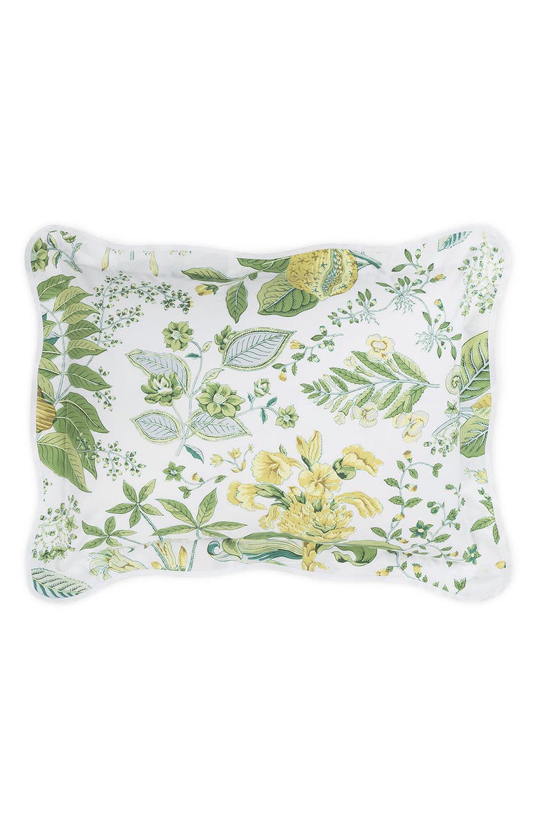 Matouk Pomegranate Boudoir Sham, Main, color, Citrus