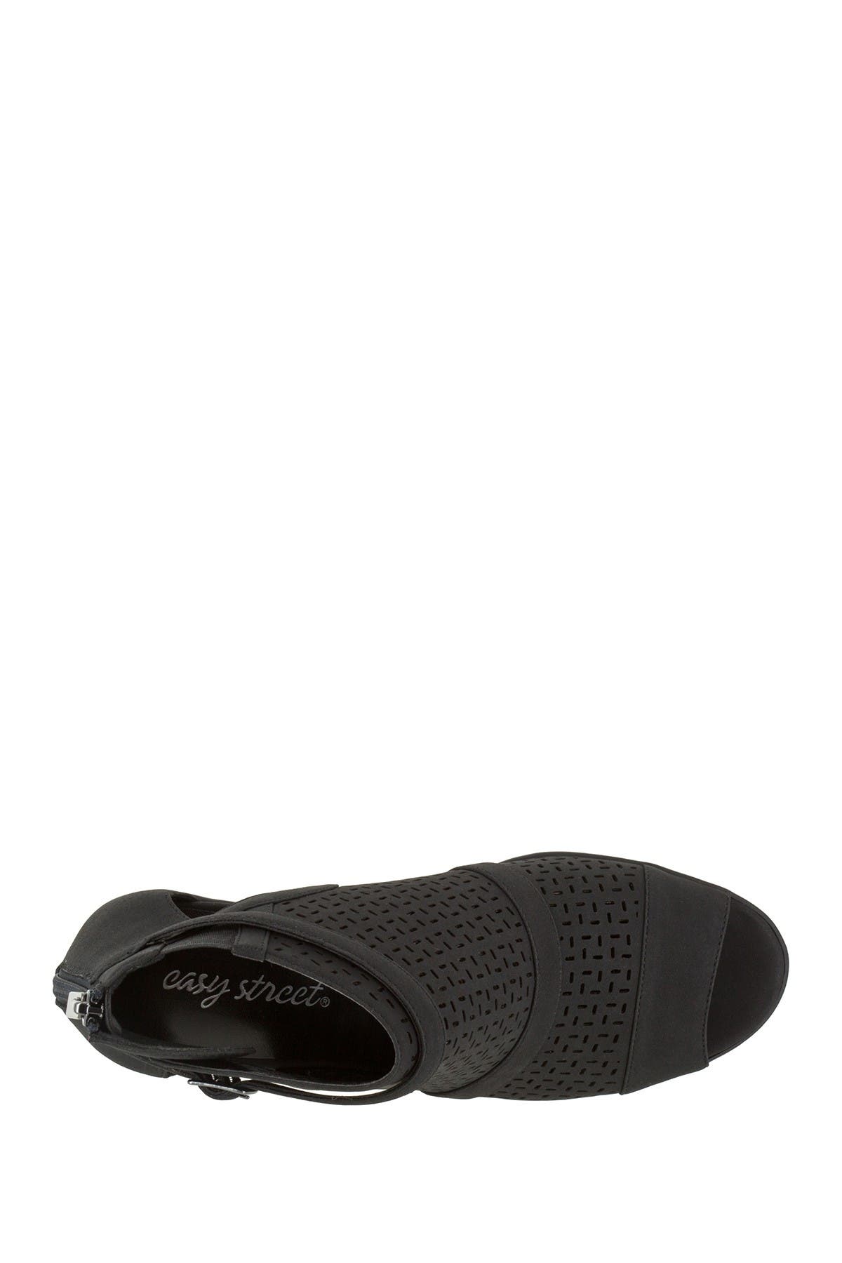 EASY STREET Carrigan Cutout Bootie - Multiple Widths Available, Alternate, color, Black