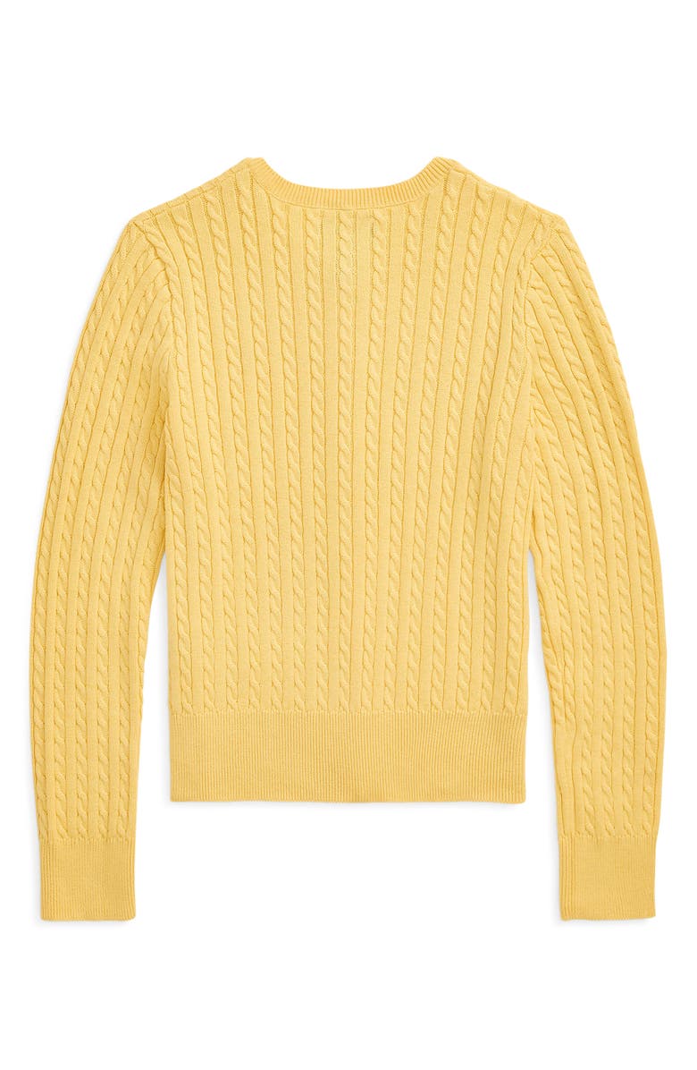 Polo Ralph Lauren Kids' Cable Cotton Cardigan, Alternate, color, 