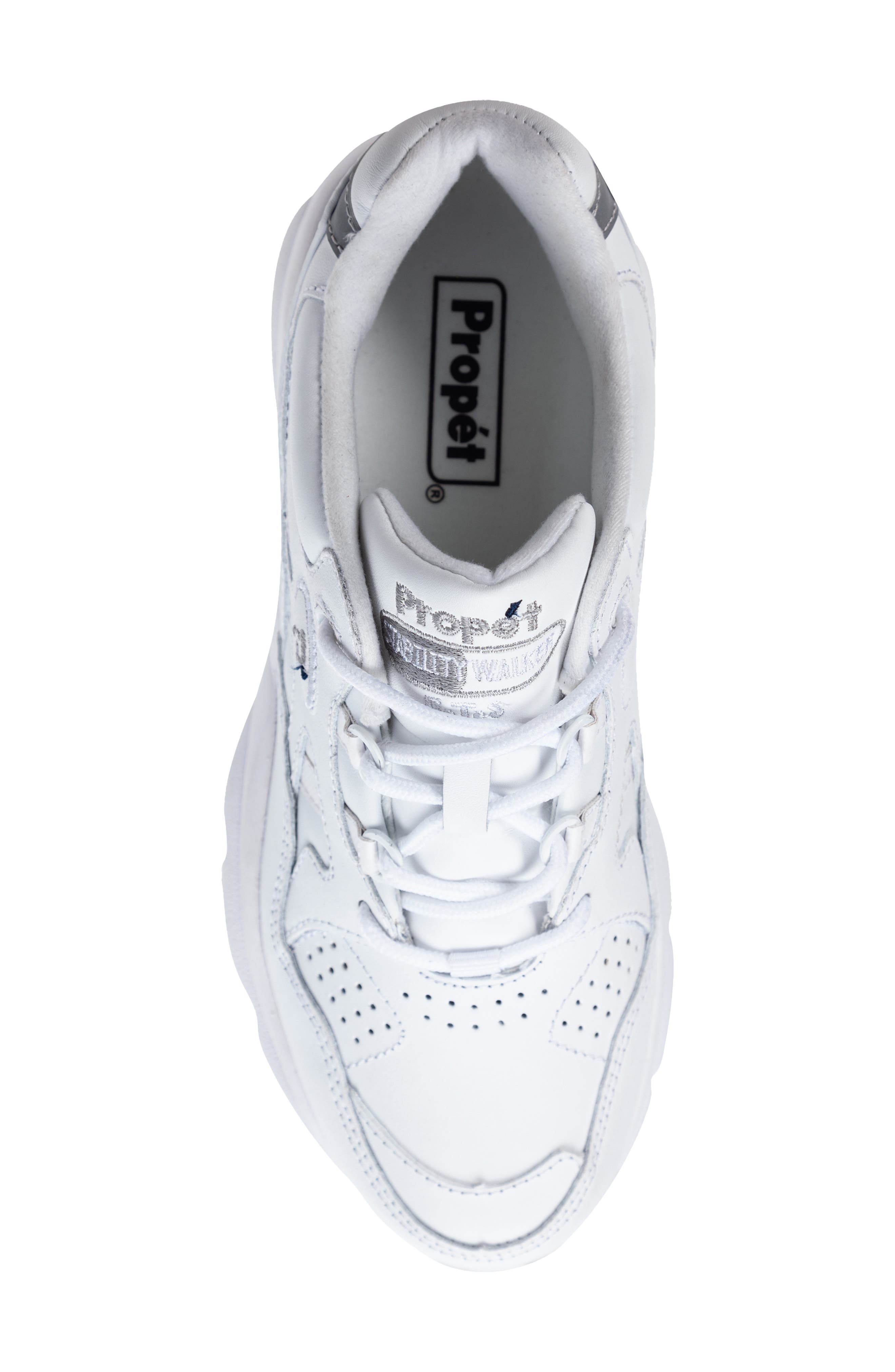 Propét Stana Sneaker, Alternate, color, White Leather