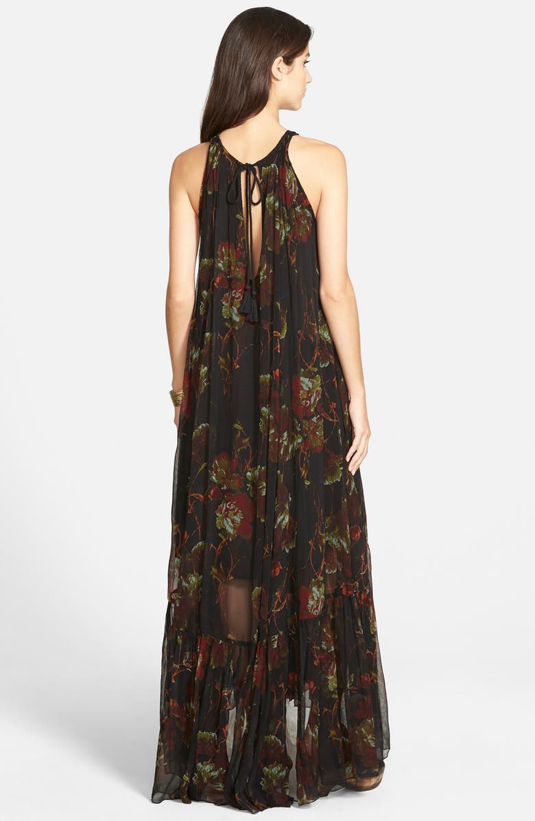gucci floral maxi dress Gucci PreFall 2019 Floral Print Maxi Peasant Dress – Recess