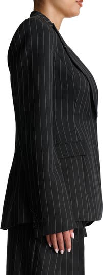 Pinstripe Blazer
