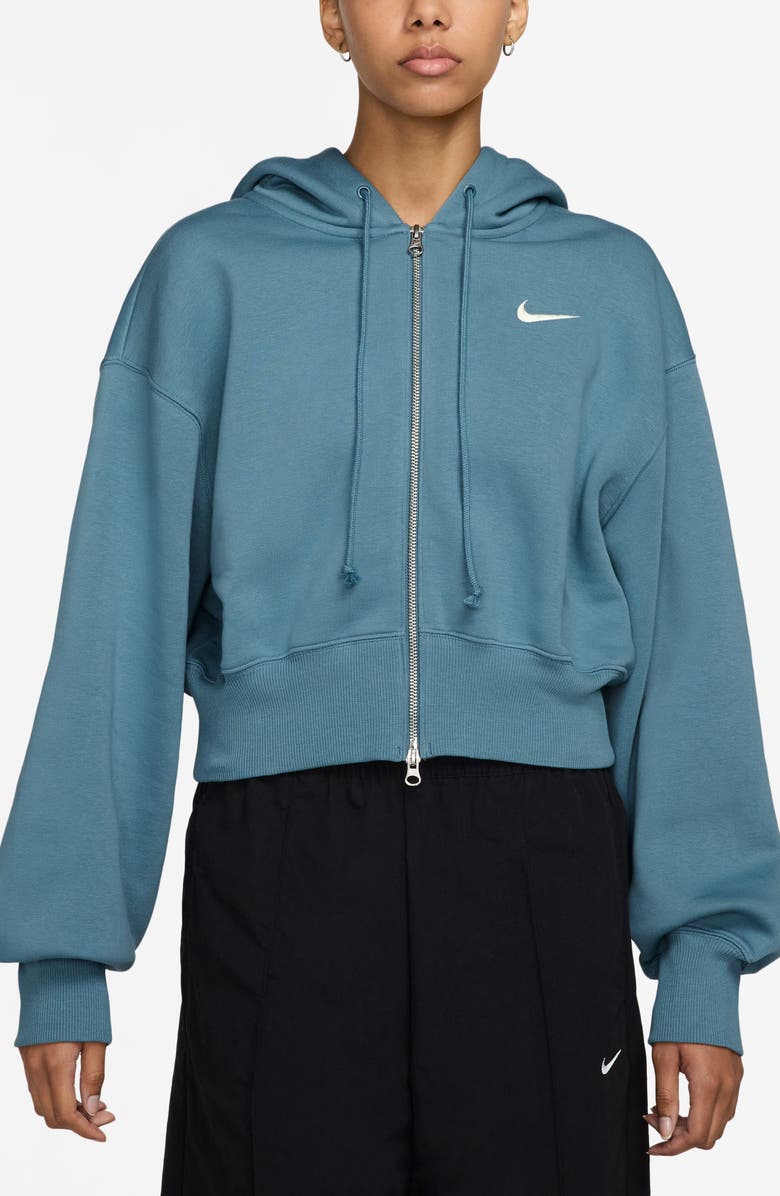 Nike Sportswear Phoenix Fleece Crop Hoodie, Main, color,
