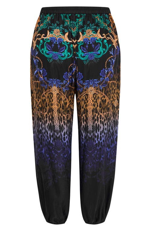 City Chic Savannah Decadence Pants In Multi