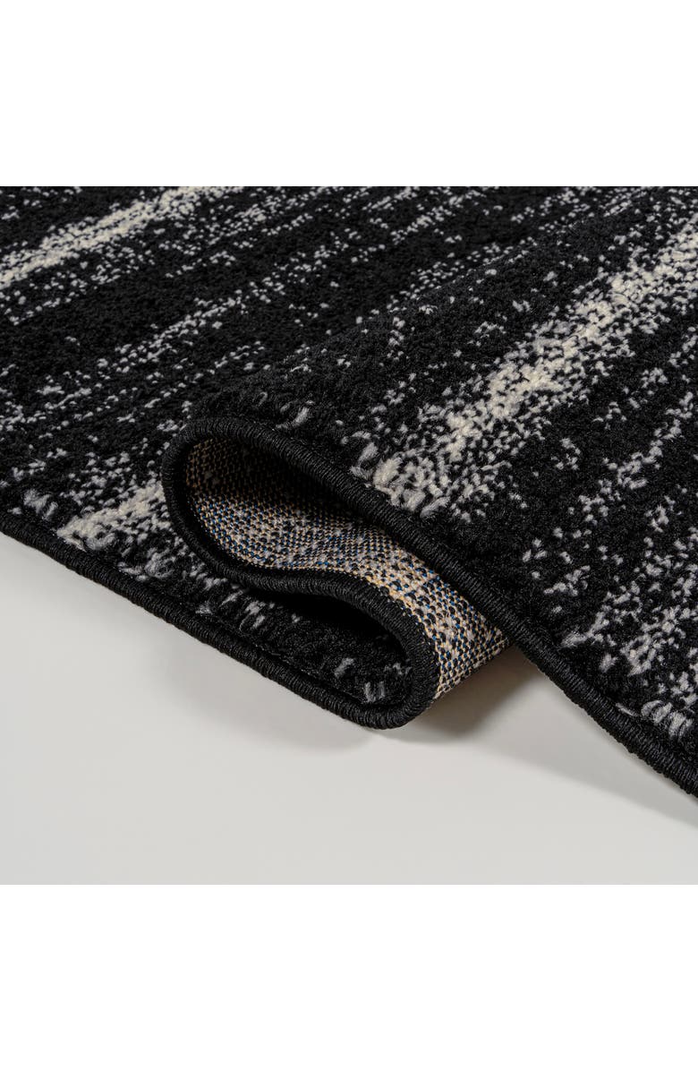 JONATHAN Y Williamsburg Minimalist Stripe Area Rug, Alternate, color, Black/Cream