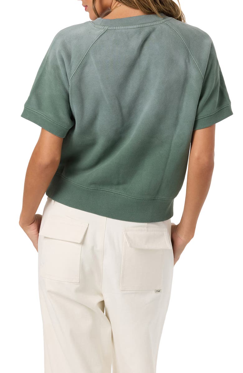 O'Neill Athletic Seal Short Sleeve Fleece Graphic Sweatshirt, Alternate, color, Dark Forest