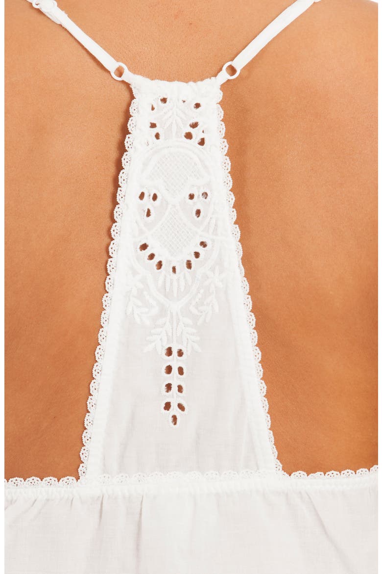Eyelet Pajamas, Alternate, color, WHITE