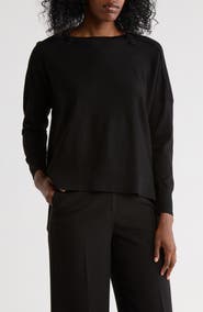 Adrianna Papell Drop Shoulder Tunic Sweater