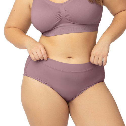 Kindred Bravely Grow With Me Maternity & Postpartum Brief In Purple