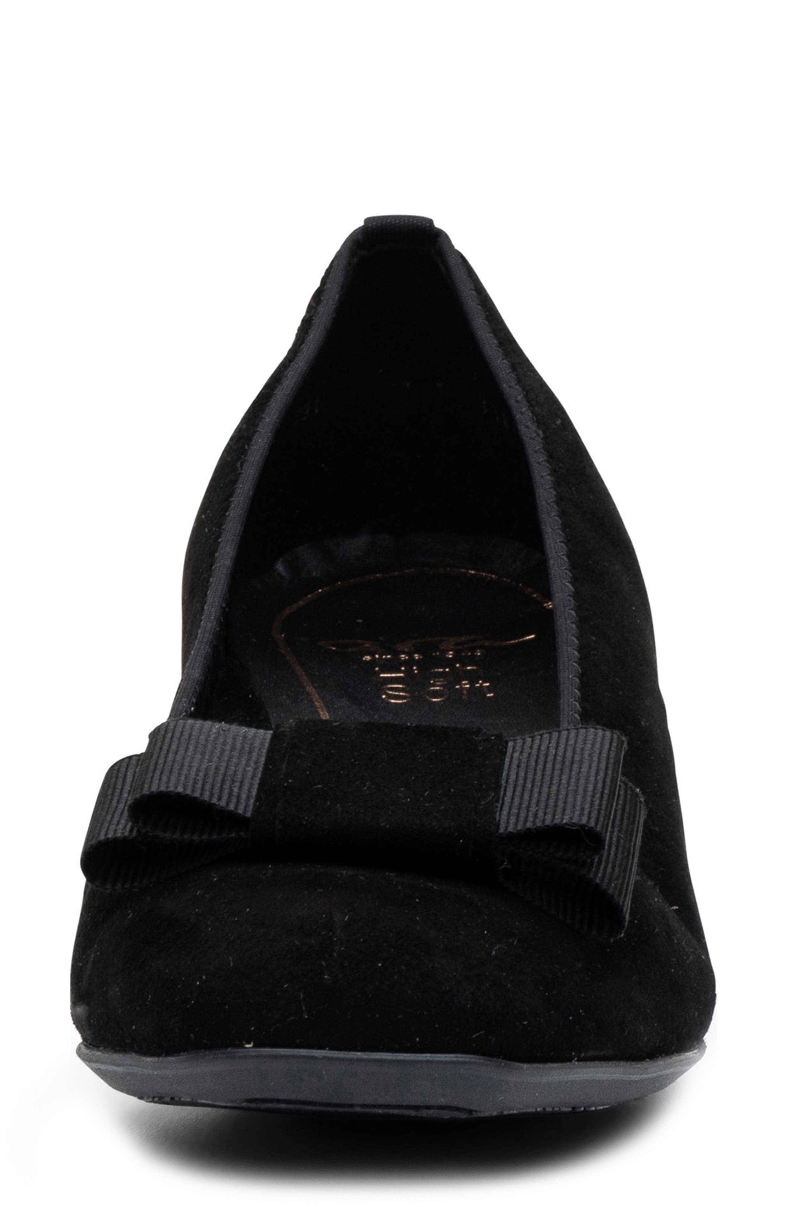 Garnet Suede Pump, Alternate, color, BLACK