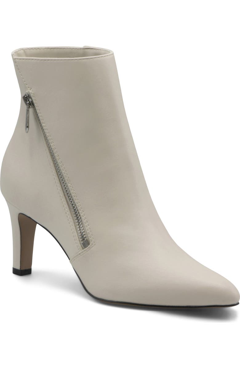 Adrienne Vittadini Sondy Pointed Toe Bootie, Main, color, Ghost