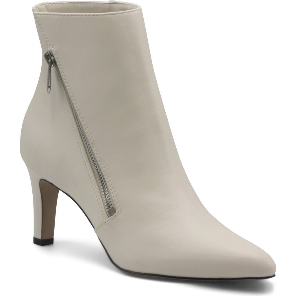 Adrienne Vittadini Sondy Pointed Toe Bootie In Gray