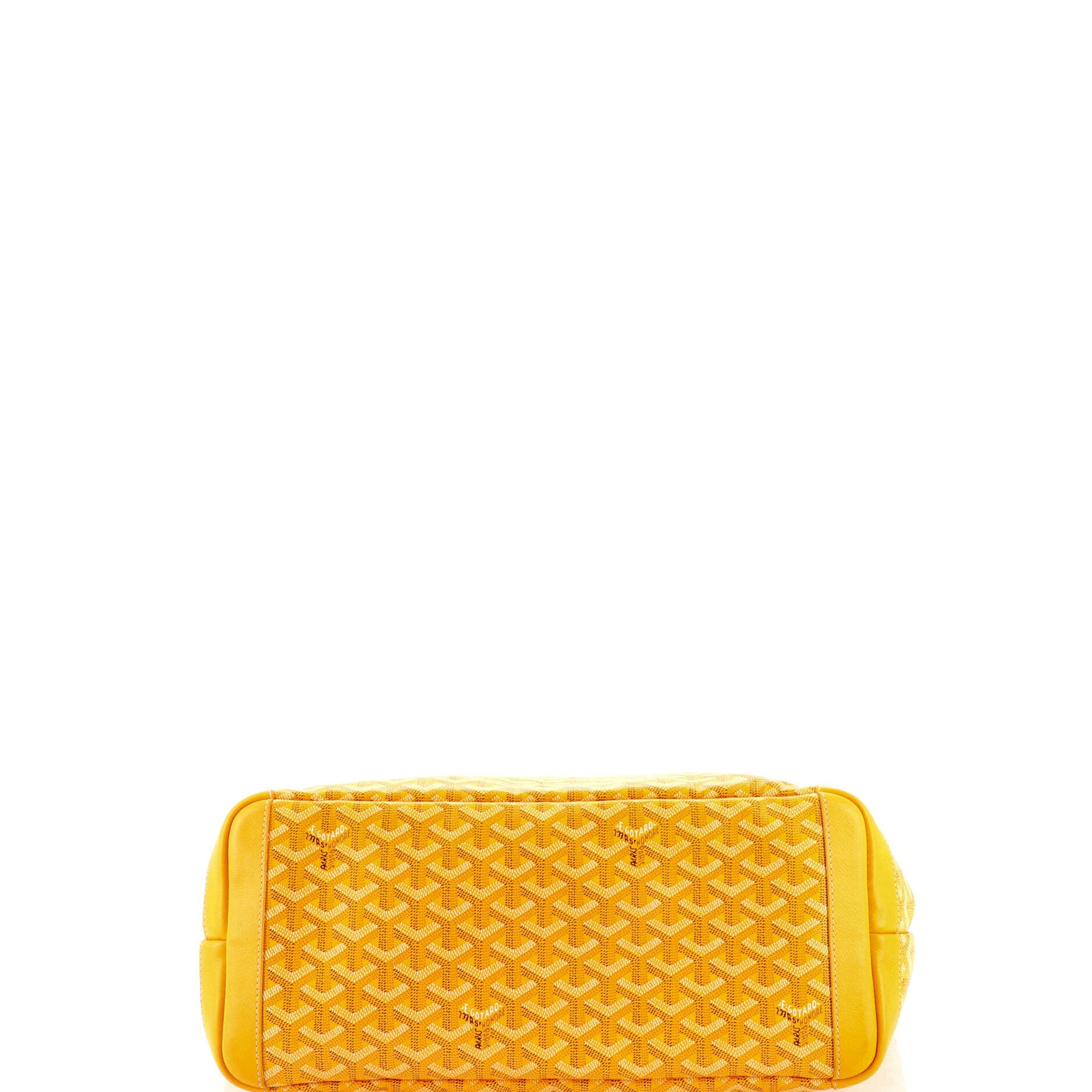 Pre-Owned Goyard Artois Tote Coated Canvas MM, Alternate, color, Yellow