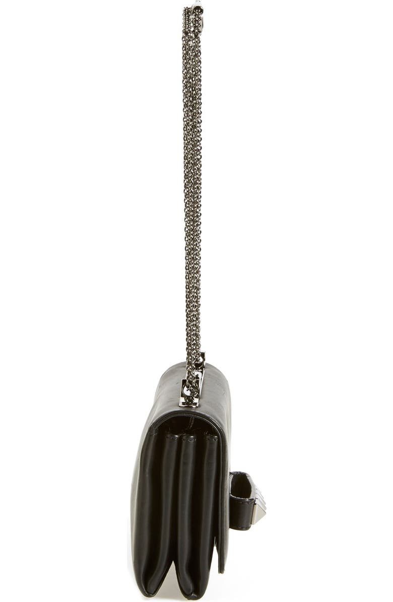 Valentino 'Noir Va Va Voom - Rockstud' Leather Shoulder Bag, Alternate, color,