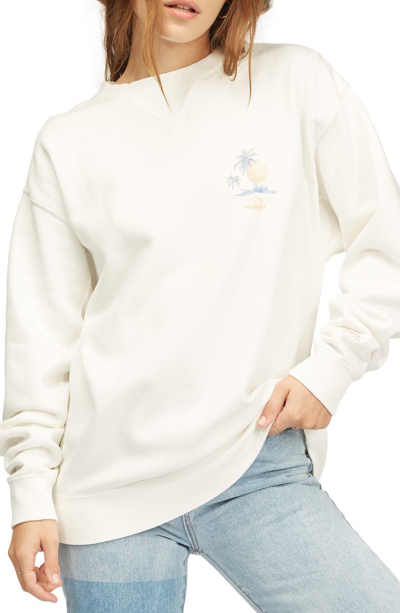 Billabong x Wrangler Wayward Graphic Sweatshirt, Main, color,