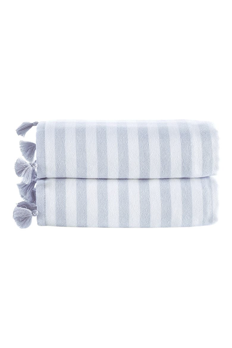 Signature Turkish Cotton 2-Piece Bath Towel Set, Main, color, BLUE