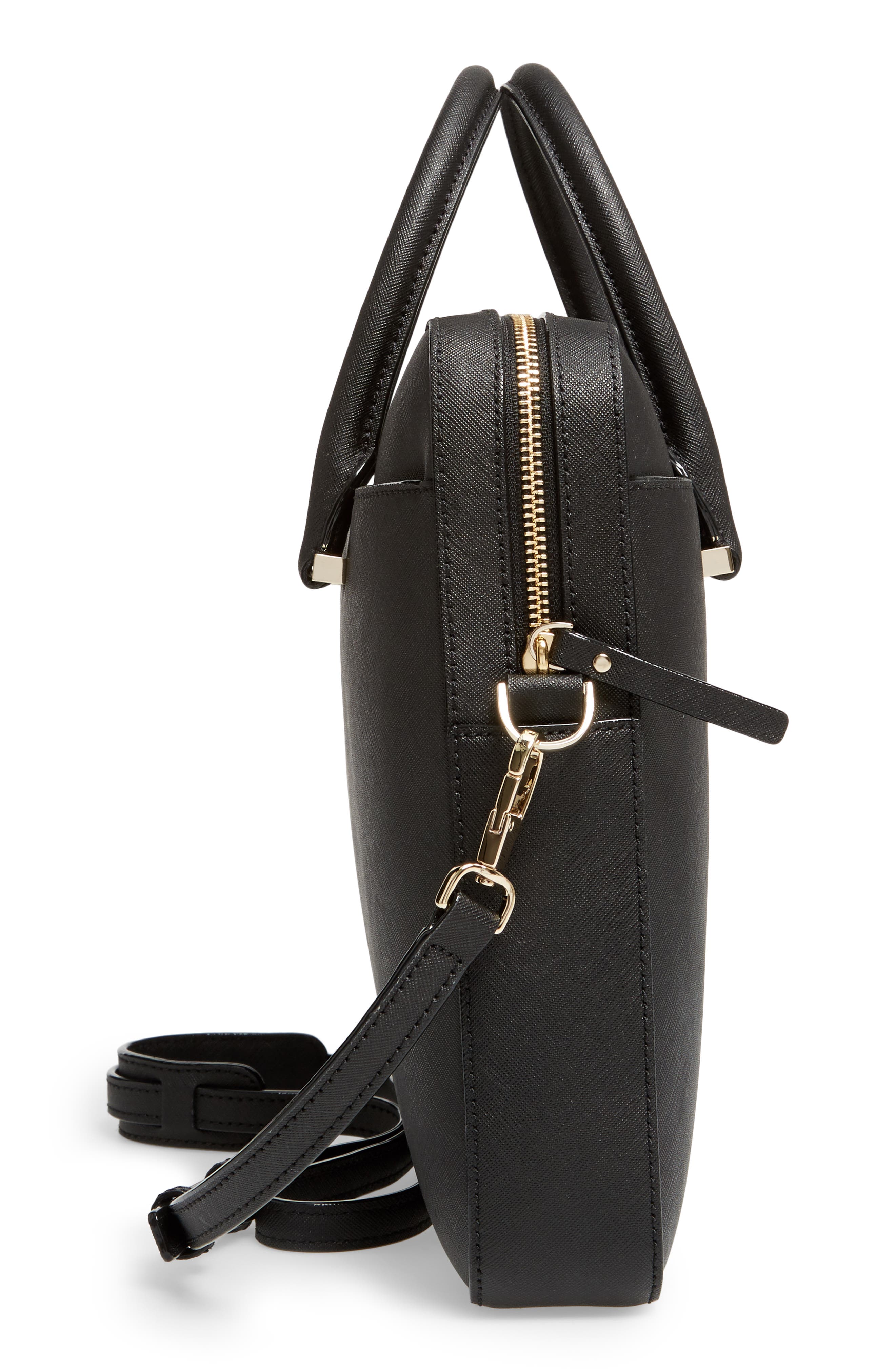 Kate Spade New York saffiano leather laptop bag, Alternate, color, 