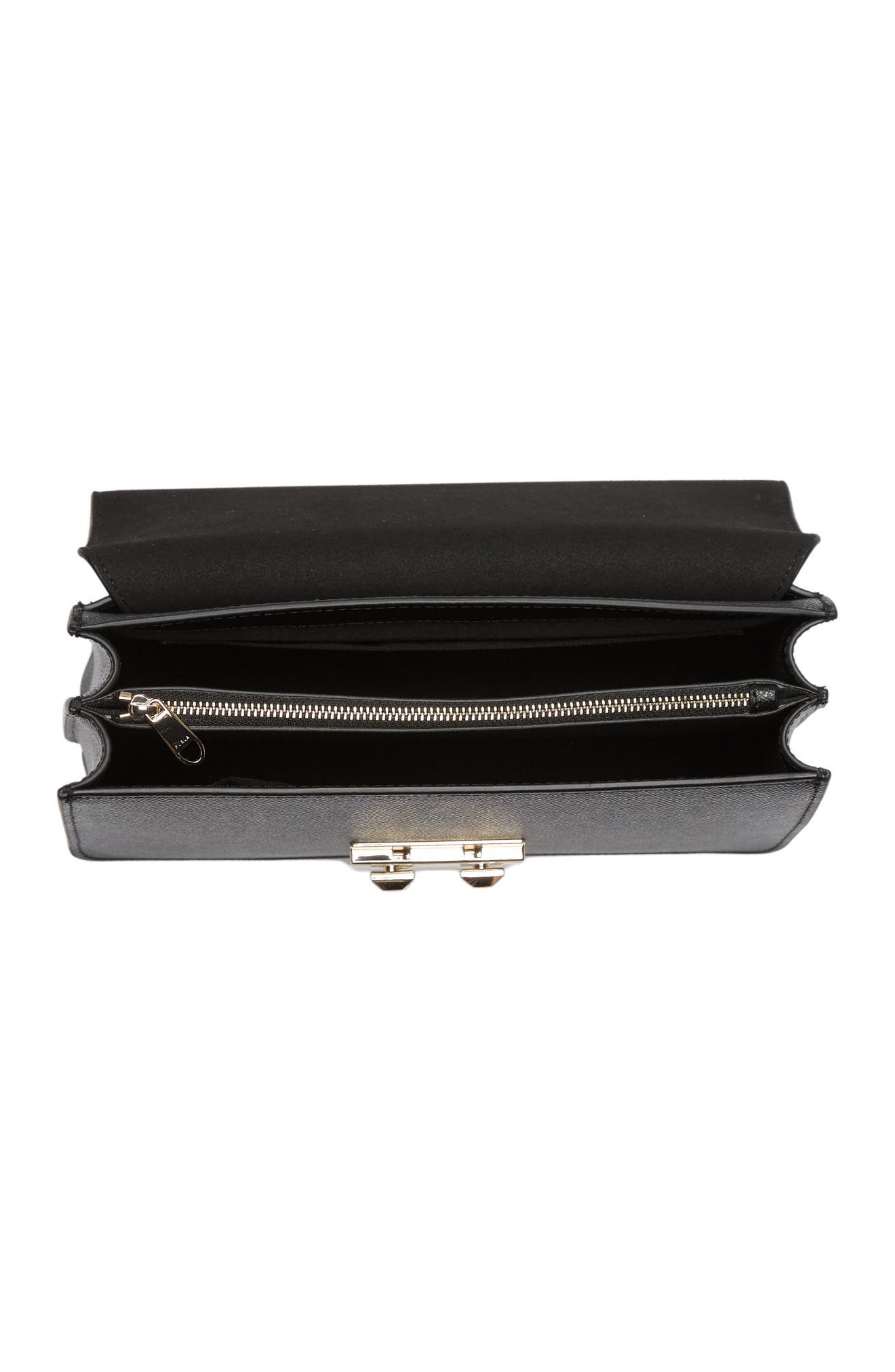 Bella Leather Satchel, Alternate, color, NERO