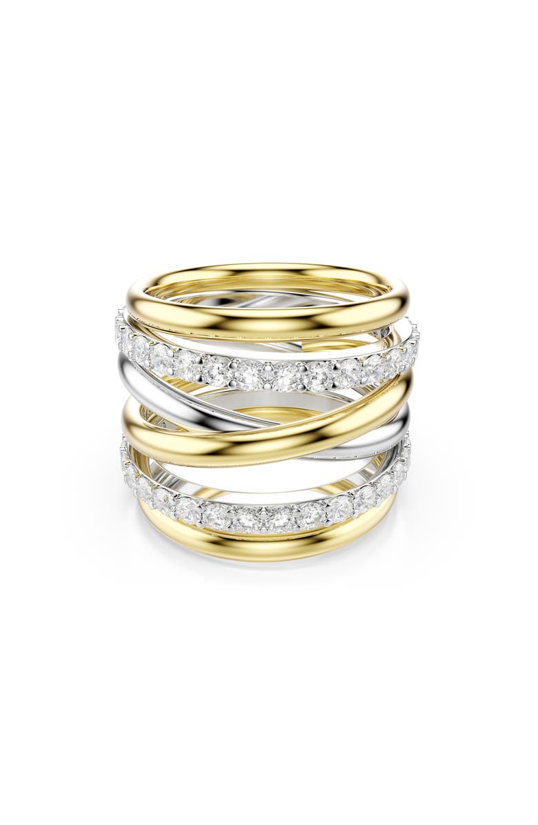 Swarovski Hyperbola Set of 3 Stackable Rings, Main, color,