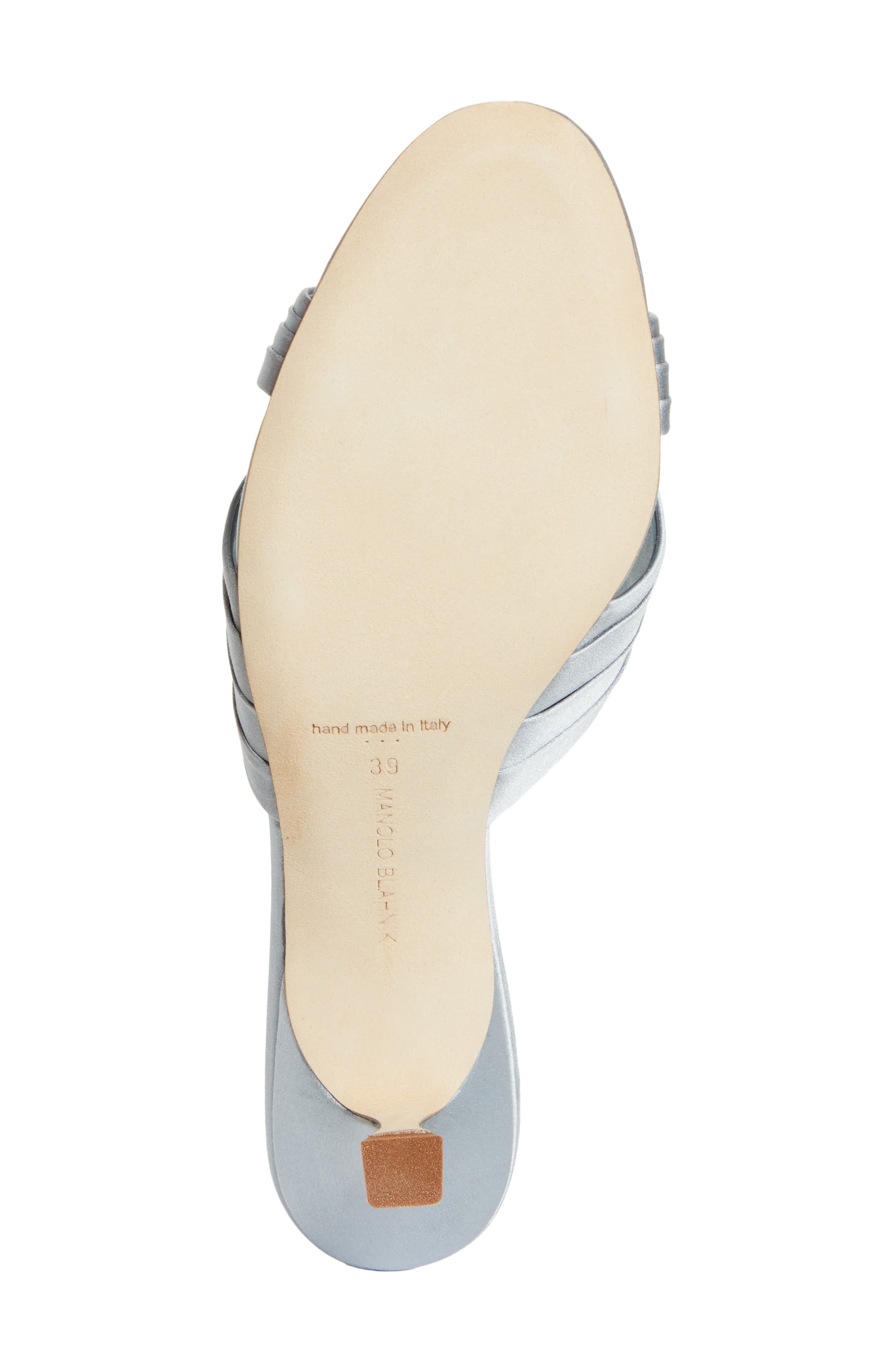 Manolo Blahnik Vieramul Slide Sandal, Alternate, color, Blue