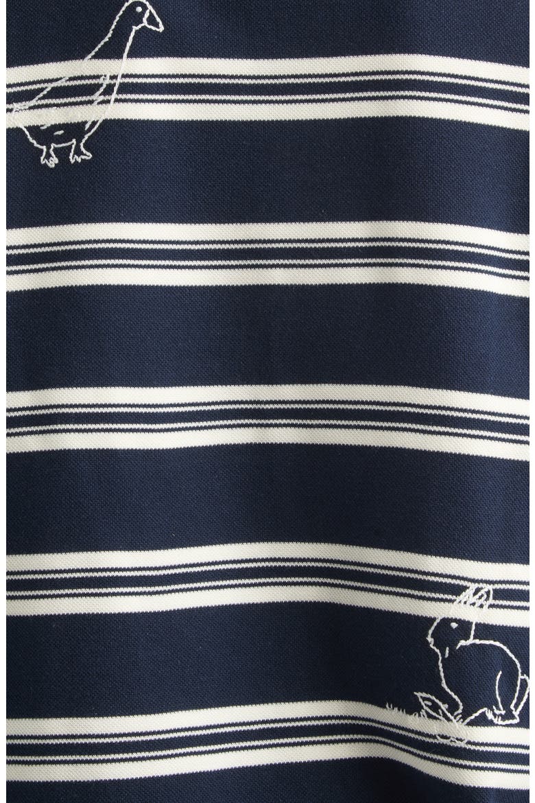 Mina Double Layer Polo Top, Alternate, color, NAVY