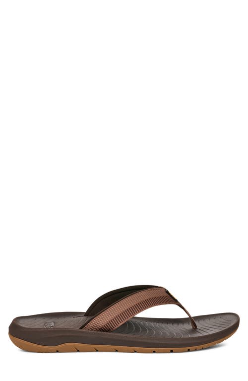 Teva Hurricane Flip Flop In Archive Ladder Bison