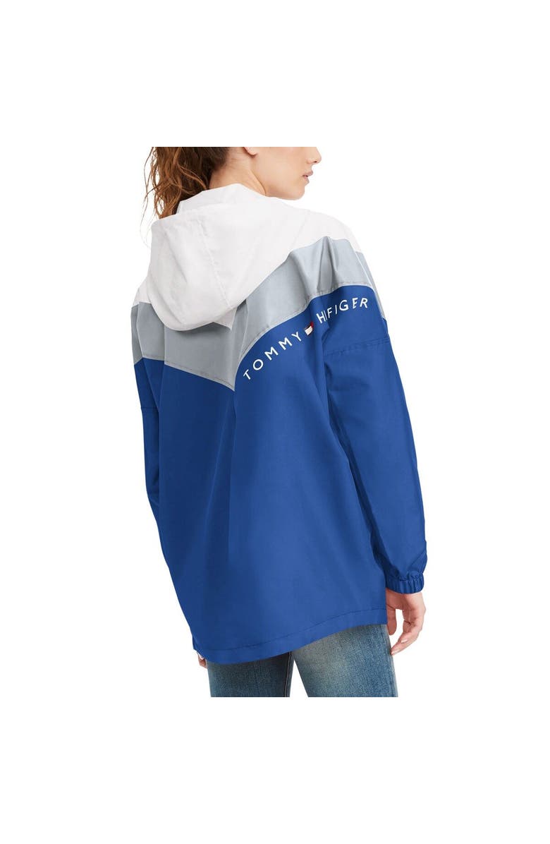 Tommy Hilfiger Women's Tommy Hilfiger Blue/Silver Tampa Bay Lightning Staci Half-Zip Windbreaker Jacket, Alternate, color, Blue