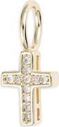 THE SIS KISS Crystal Cross Charm