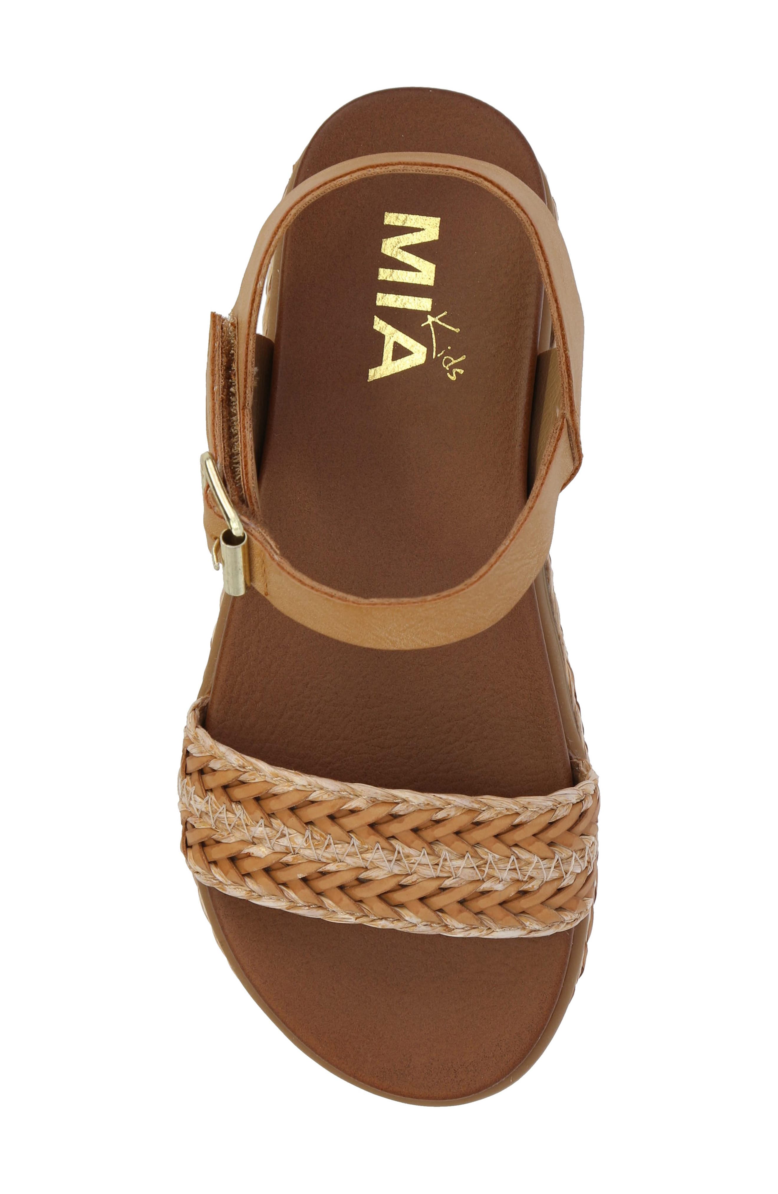 MIA Kids' Buffy Platform Sandal, Alternate, color, Cognac